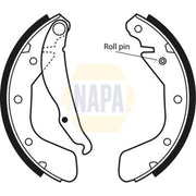NAPA Brake Shoe Set Axle Kit NBS1016