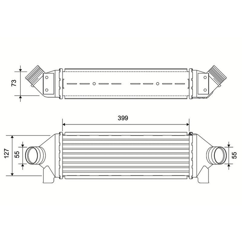 Valeo Intercooler (Charge Air Cooler) 881554