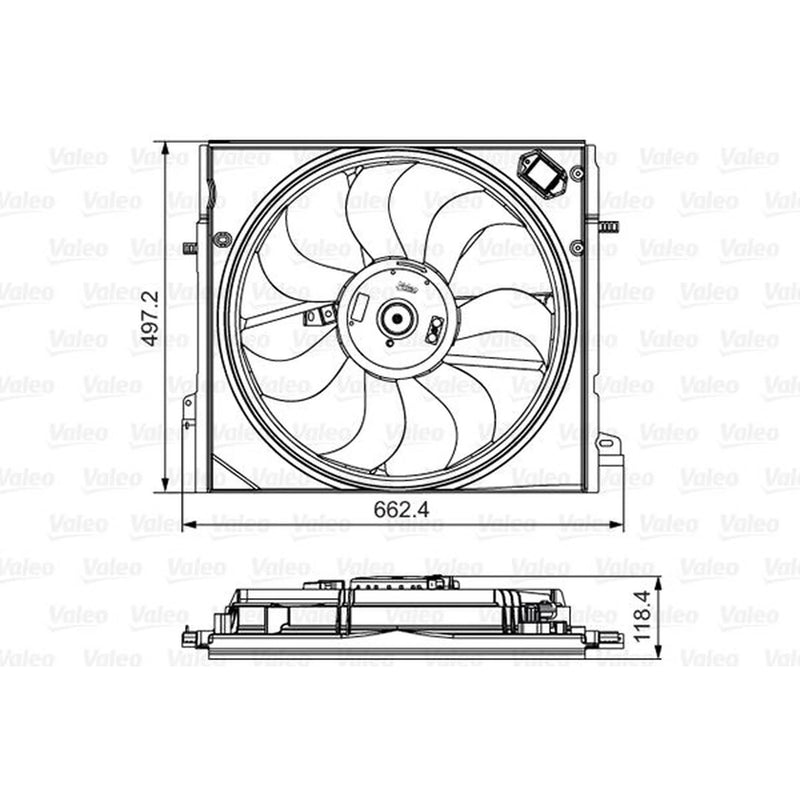 Valeo Engine Cooling Fan 696583
