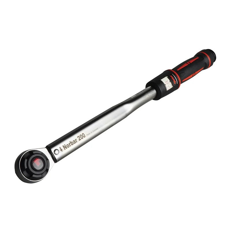 Norbar Pro 200 Adjustable Industrial Ratchet Torque Wrench 1/2in Drive 40-200Nm