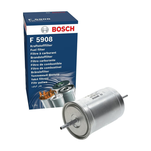 Genuine Bosch Car Fuel Filter F5908 Fits Volvo V70 - 2.4 - 00-07 0450905908 Bosch  - Town Parts