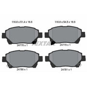 Textar Front Brake Pad Set 2477801