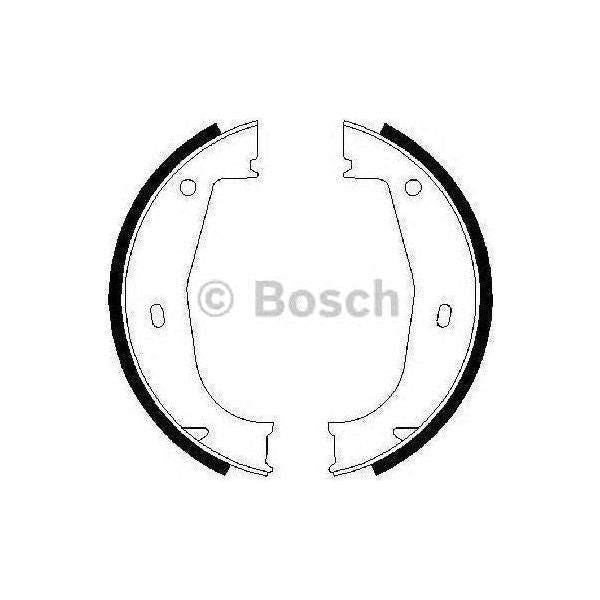 Genuine Bosch Brake Shoe Bs770 Fits Bmw Z3 Cabrio - 1.9 - 95-99 0986487520 Bosch  - Town Parts