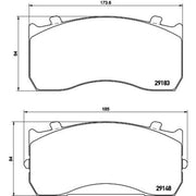DON Rear Brake Pad Set CVP035K