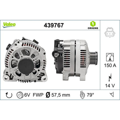 Valeo Car Alternator 12V 439767