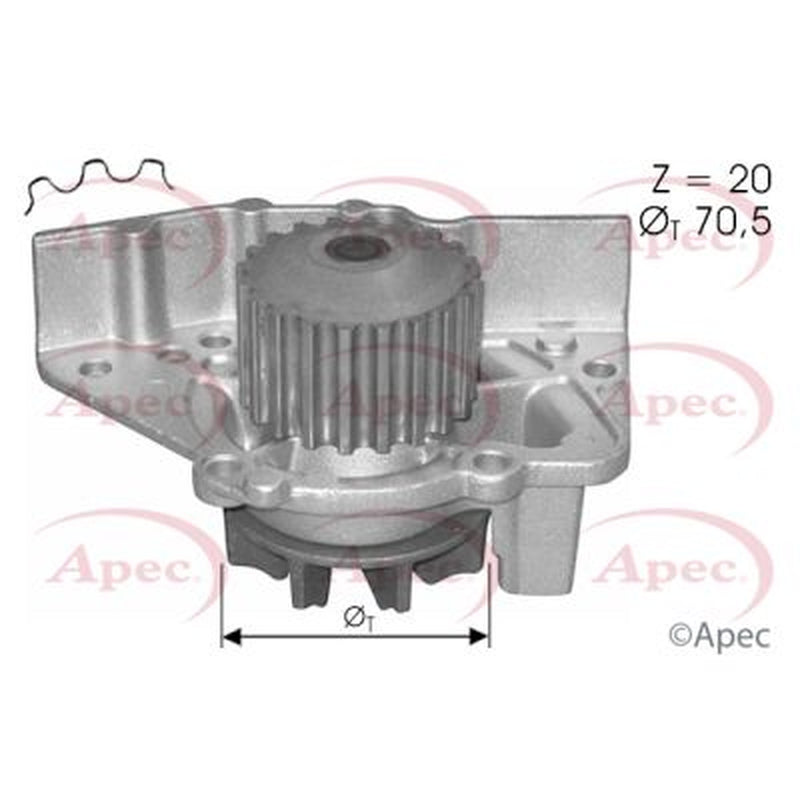 Apec Engine Cooling Water Pump AWP1545