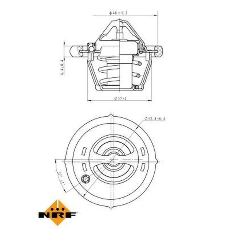 NRF Thermostat,Coolant 725159