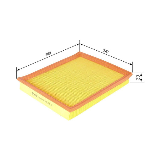 Bosch Car Air Filter S0004 Fits Jeep Grand Cherokee Crd - 2.7 - 01-04 F026400004 Bosch  - Town Parts