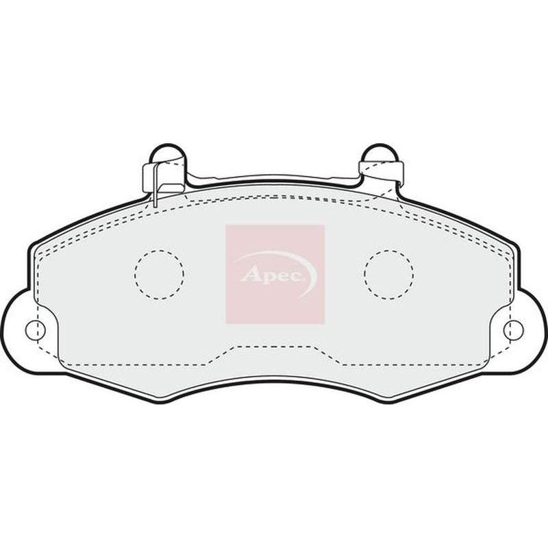 Apec Front Brake Pad Set PAD1105