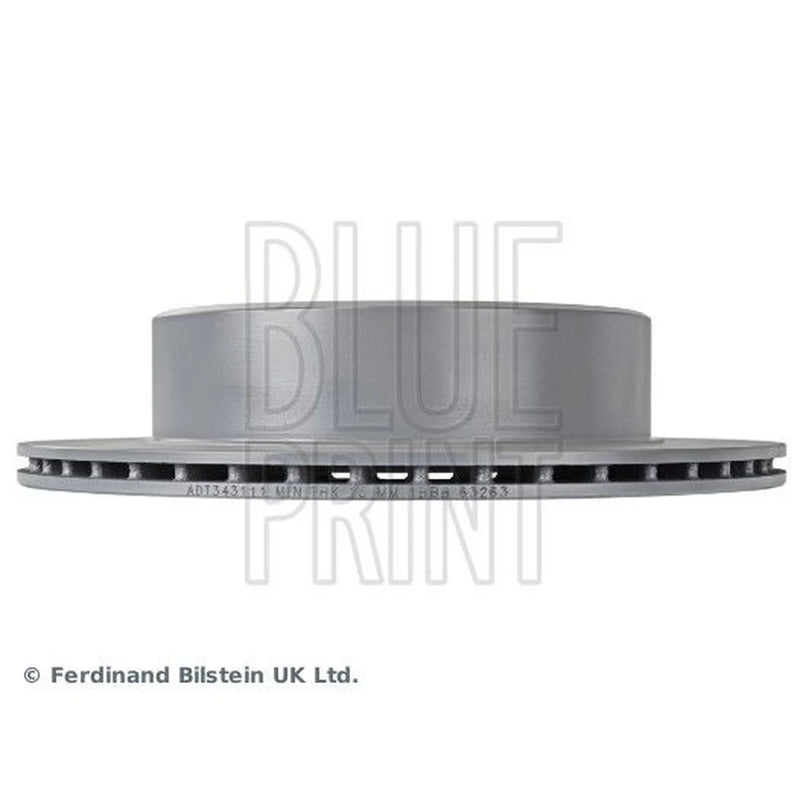 Blue Print 2 x Internally Vented Rear Brake Discs ADT343111