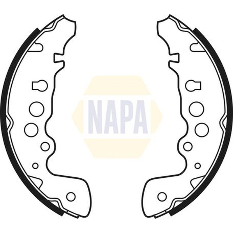 NAPA Brake Shoe Set Axle Kit NBS1034