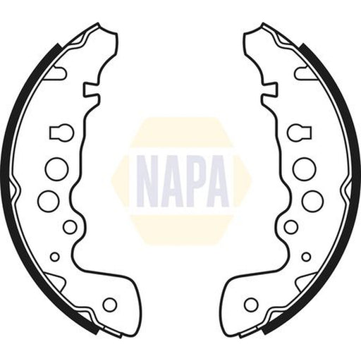 NAPA Brake Shoe Set Axle Kit NBS1034
