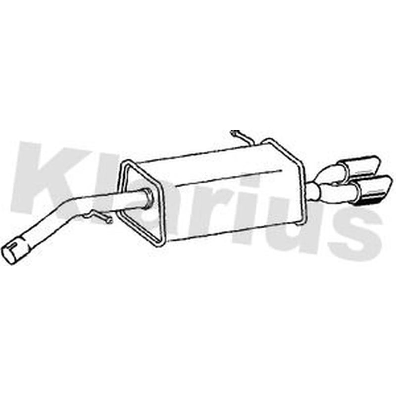 Klarius Box With Tail Pipe Rear CN673C