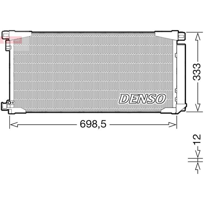 Denso Air Conditioning Condenser DCN50115