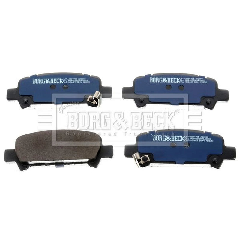 Borg & Beck 4 x Rear Brake Pad Set BBP1705