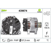 Valeo Car Alternator 12V 439674