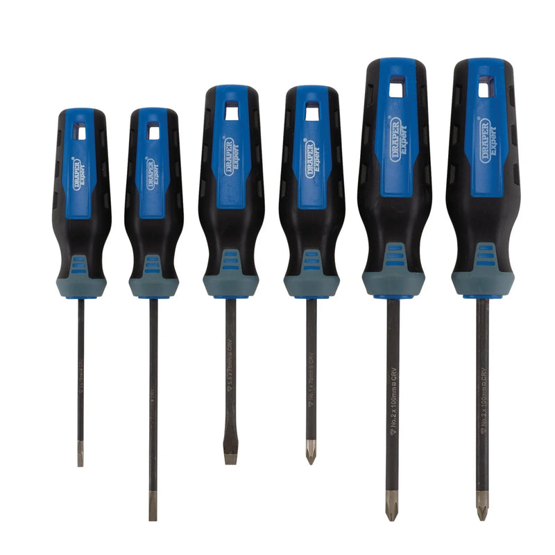 Draper Expert Screwdriver Set 6 Piece Diamond Tipped