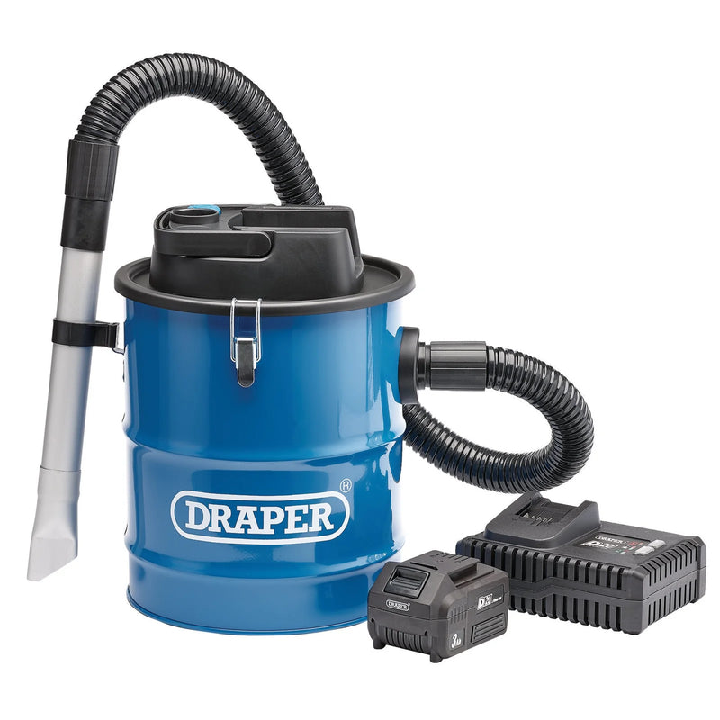 D20 Ash Vacuum Cleaner 20V with 12L Capacity & 3.0Ah Battery