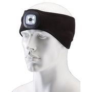 Draper Headband LED Torch 1W USB Rechargeable Black One Size