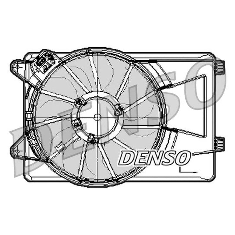 Denso Engine Cooling Fan DER09301