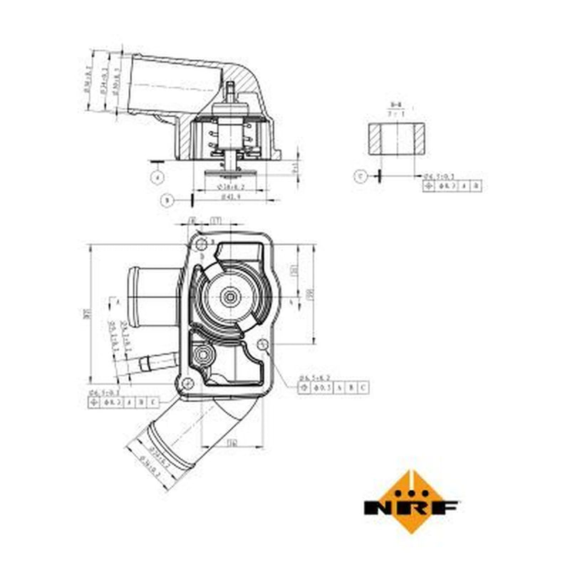 NRF Thermostat,Coolant 725010