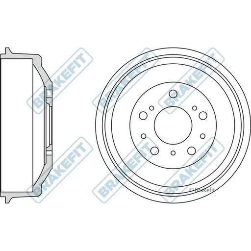 Apec Brake Drum Assembly Rear BDR9039