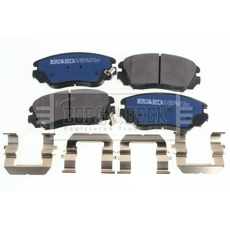 Borg & Beck 4 x Front Brake Pad Set BBP2048