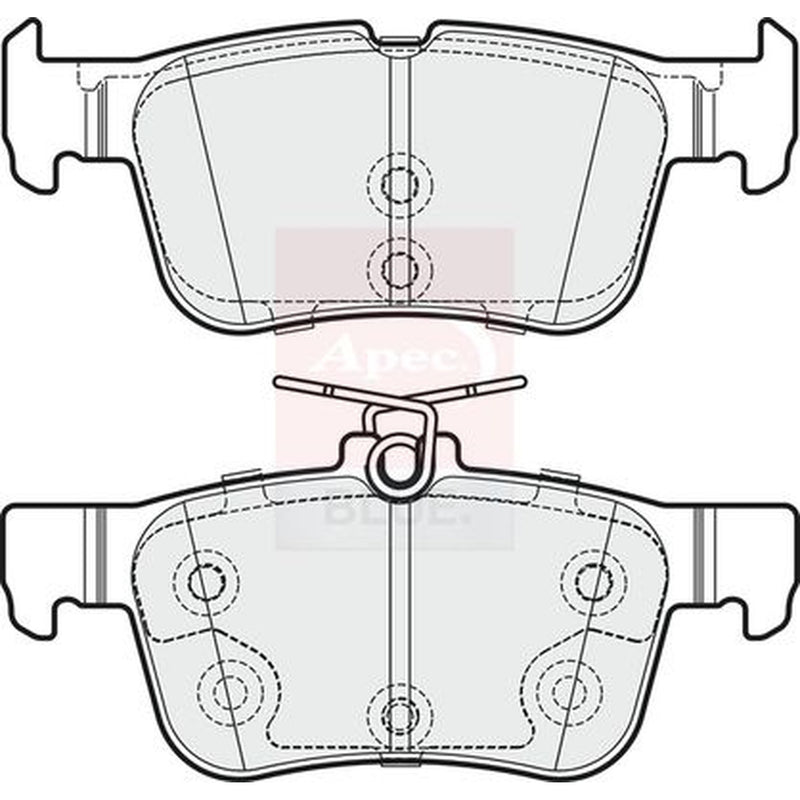 Apec Rear Brake Pad Set PD3739