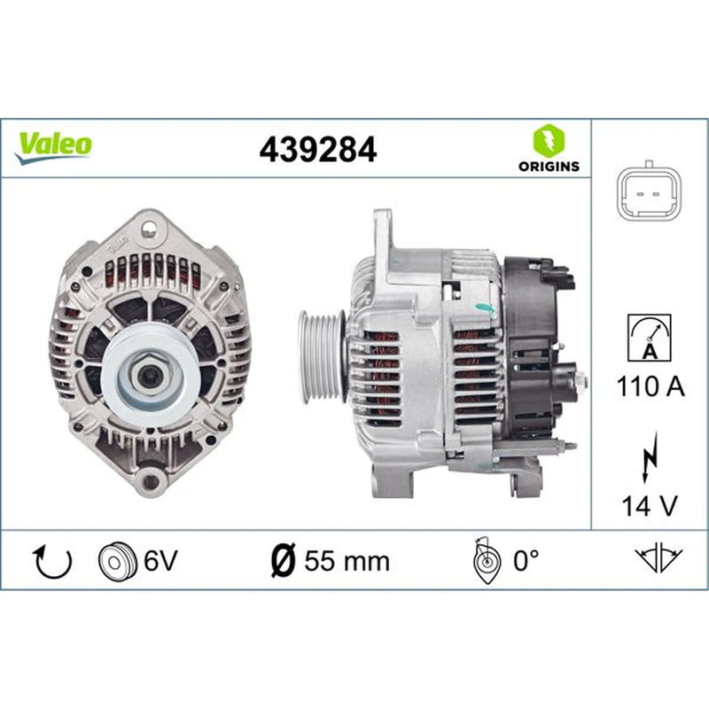 Valeo Car Alternator 12V 439284