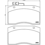 DON Front Brake Pad Set CVP010