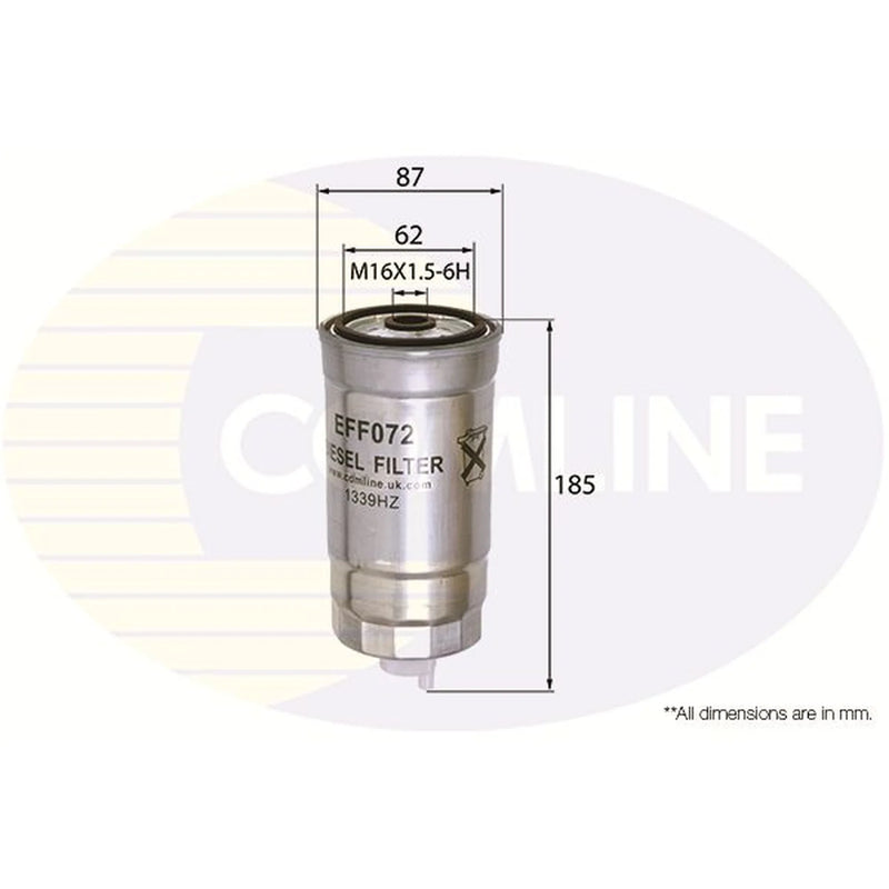 Comline Fuel Filter Element EFF072