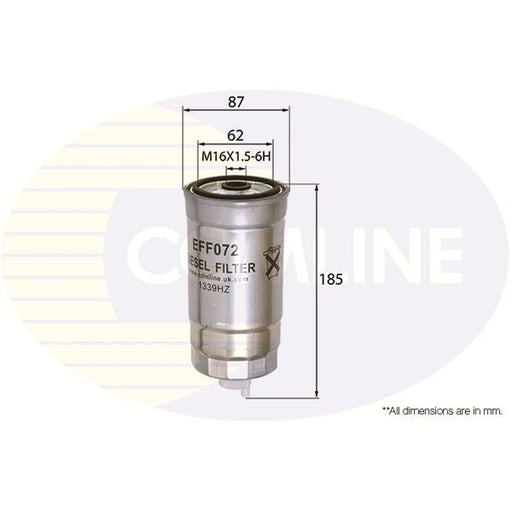 Comline Fuel Filter Element EFF072