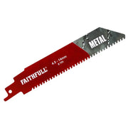 Faithfull S930HM Metal Carbide Sabre Saw Blade 152mm x 8 TPI - FAISBS930HM