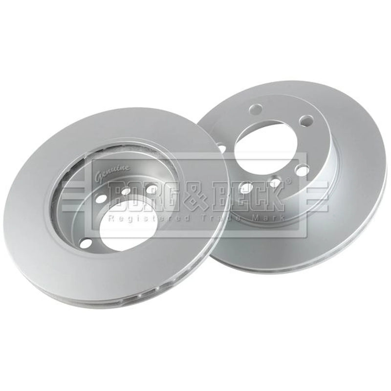 Borg & Beck 2 x Vented Front Brake Discs BBD5263