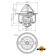 NRF Thermostat,Coolant 725160