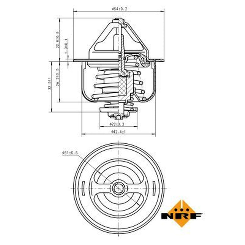 NRF Thermostat,Coolant 725160
