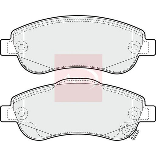 Apec Front Brake Pad Set PAD1582