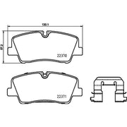 DON Rear Brake Pad Set PCP1898
