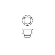 Bosch Xenon Gas Dist. D2R BLBD4S BLBD4S 1 987 302 906