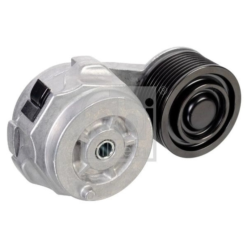 Febi V-Ribbed Belt Tensioner Pulley 74mm OD Wide Metal 176027