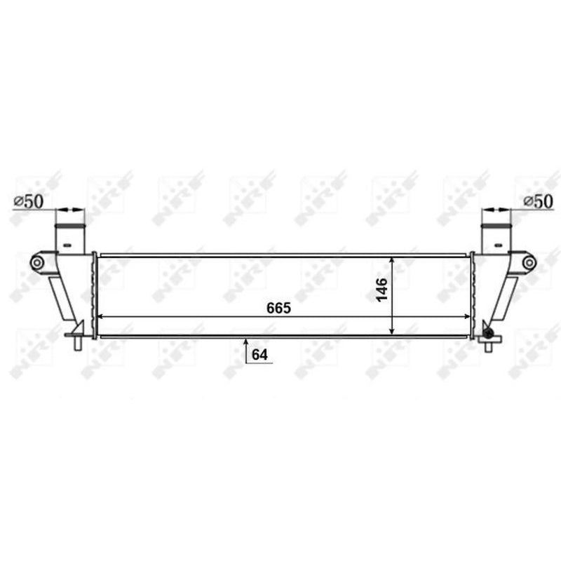 NRF Intercooler (Charge Air Cooler) 30367