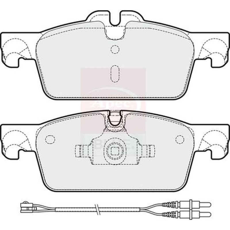 Apec Front Brake Pad Set PD3275