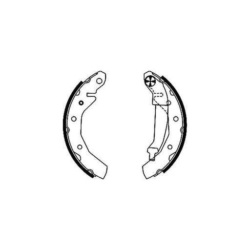 Textar Brake Shoe Set Axle Kit 91054000
