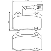 Mintex Front Brake Pad Set MDB2271