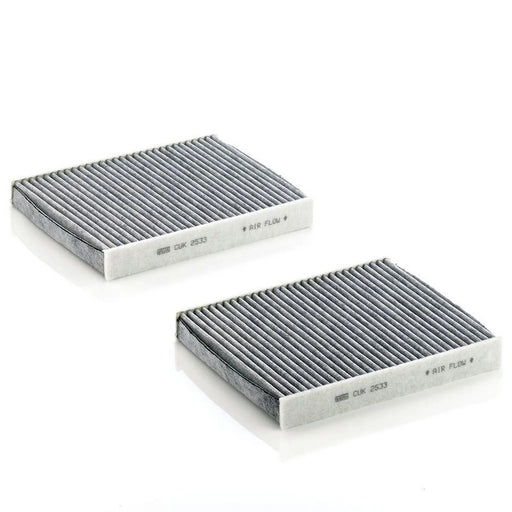 MANN-FILTER Cabin Air Filter (Pollen Filter) below the glove CUK 2533-2