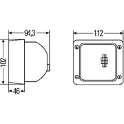 Hella Worklight High 1GA 007 506-061