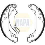 NAPA Brake Shoe Set Axle Kit NBS1030