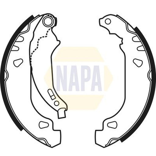 NAPA Brake Shoe Set Axle Kit NBS1030