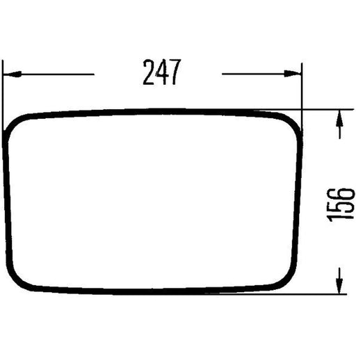 Hella Door / Wing Mirror both sides 8SB 004 288-001