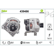 Valeo Car Alternator 12V 439486